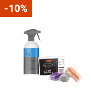 Kit Decontaminare Mecanică Vopsea – Lubrifiant Clay CLS + Argilă ADBL Rainbow