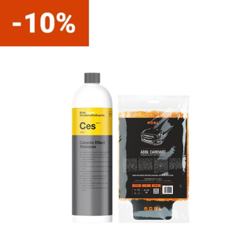 Kit Spălare Auto cu Efect Ceramic – CES Ceramic Effect Shampoo + ADBL CareMitt