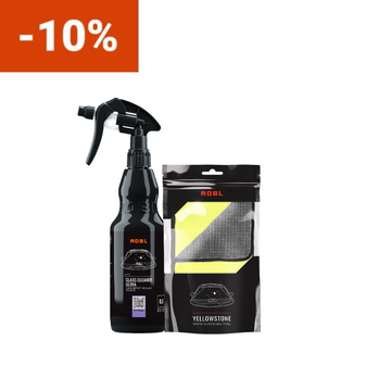 Kit Curățare Geamuri Auto – ADBL Glass Cleaner Ultra + ADBL Yellowstone