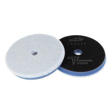 Pad termostabil hibrid mediu abraziv ZviZZer Thermo Hybrid Pad Blue, albastru, 90 mm