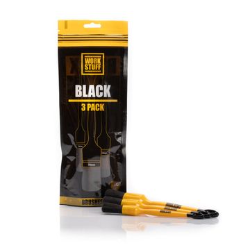Set pensule detailing Work Stuff DETAILING BRUSH Black 3 PACK