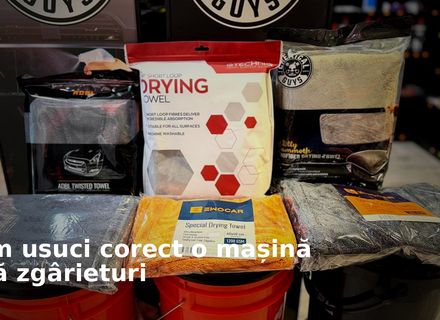 Cum usuci corect o mașină fără să zgârii vopseaua