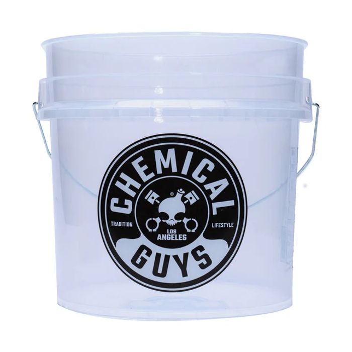Galeata spalare auto transparenta ChemicalGuys Heavy Duty Ultra Clear Detailing Bucket, 16.09 L