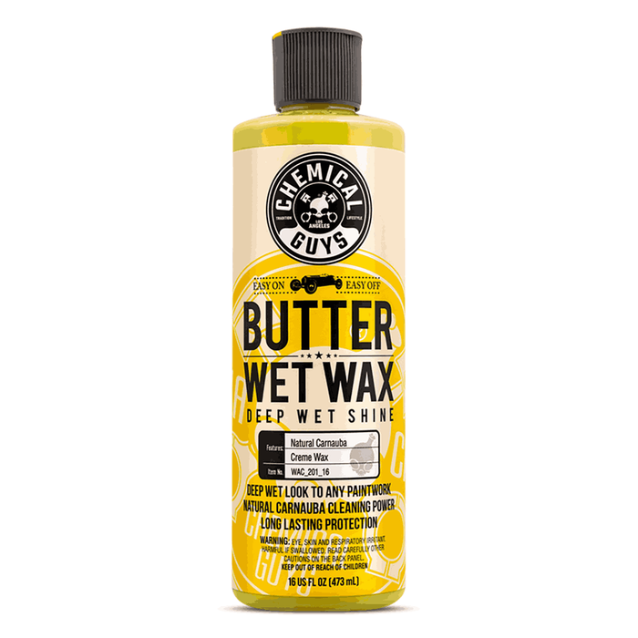 Ceara auto lichida cu Carnauba ChemicalGuys BUTTER WET WAX, 473 ml
