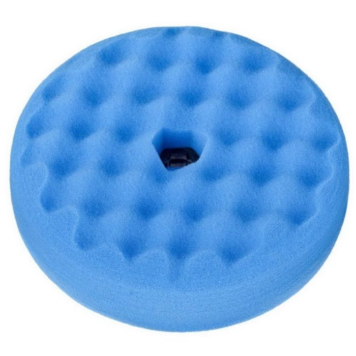 Burete polish fin cu fata dubla 3M Quick Connect, albastru, 150mm 