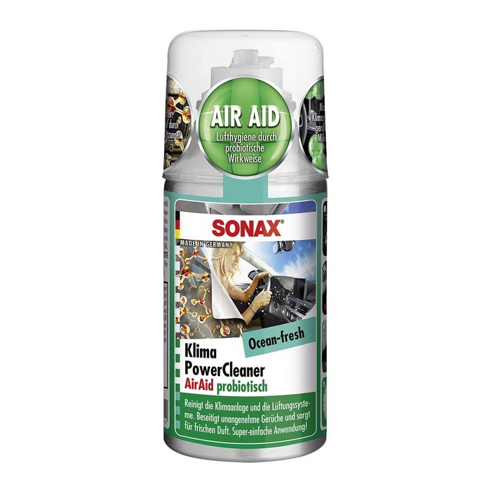 Odorizant auto Ocean Fresh Sonax Klima Power Cleaner 100ml, 323600