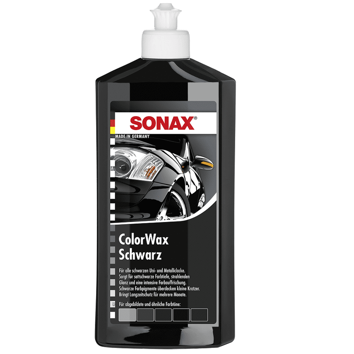 Ceara auto lichida pentru vopsea neagra Sonax Colorwax 500ml, 298200