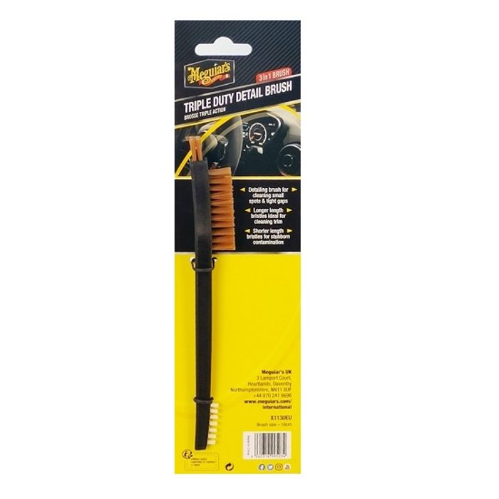 Perie detailing interior Meguiar's Triple Duty Detail Brush