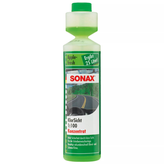 Lichid parbriz concentrat vara Sonax Clear View 1:100, mere, 250ml