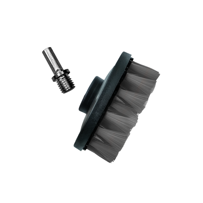 Perie piele cu adaptor bormasina Adbl Leather Twister, 100mm