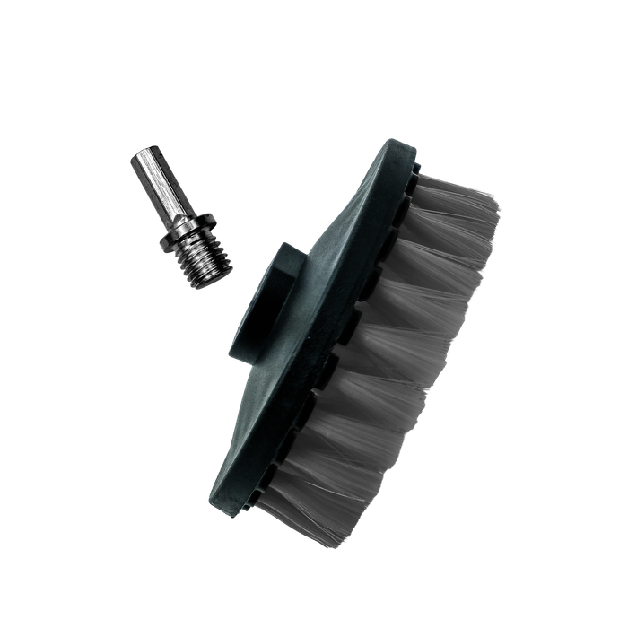 Perie piele cu adaptor bormasina Adbl Leather Twister, 125mm