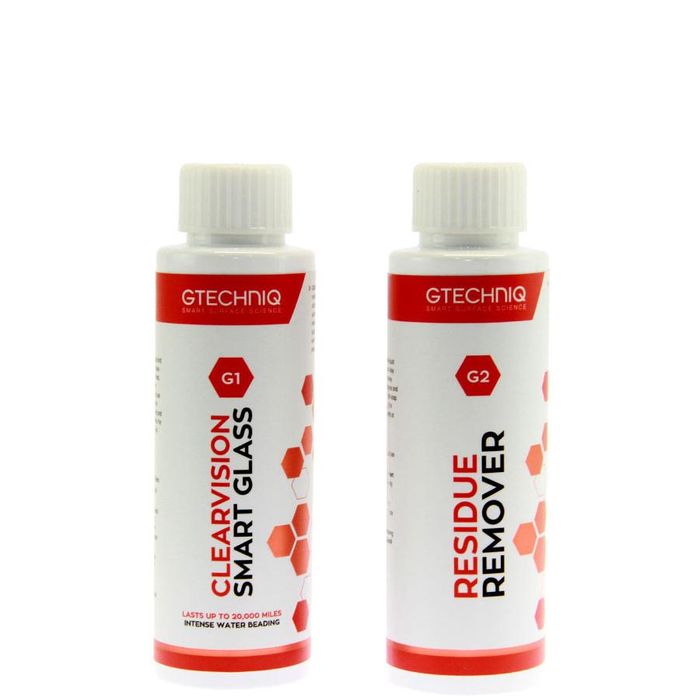 Tratament hidrofob pentru sticlă auto Gtechniq G1 ClearVision Smart Glass – protecție anti-ploaie parbriz și geamuri, 100 ml