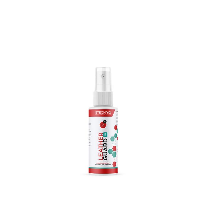 Protecție piele și vinil auto Gtechniq L1 Leather Guard ABv2 – antibacteriană, anti-transfer și rezistentă la abraziune