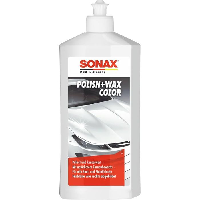 Polish la culoare cu ceara alb Sonax Nanopro 500ml, 296000