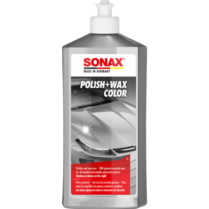 Polish la culoare cu ceara Sonax Nanopro, argintiu 250ml 296341
