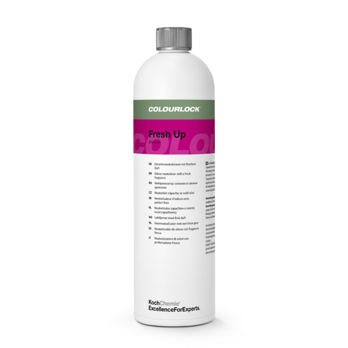 Soluție eliminare mirosuri auto Koch Chemie Fresh Up 1L – neutralizator pentru fum, animale și textile