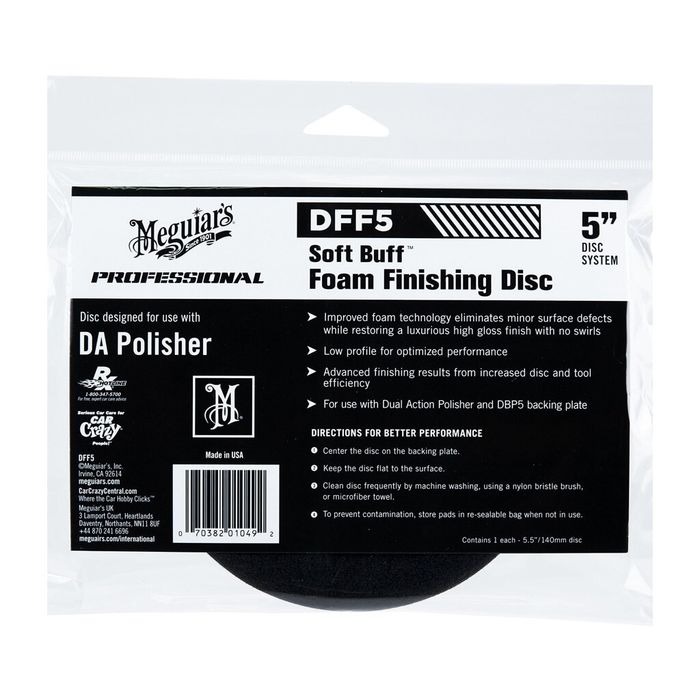 Burete polish finisare - DA Foam Finishing Disc 5" Meguiar's DFF5