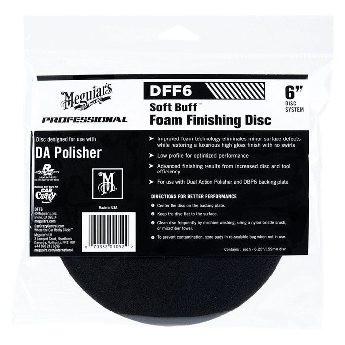 Burete polish finisare - DA Foam Finishing disc 6" Meguiar's DFF6