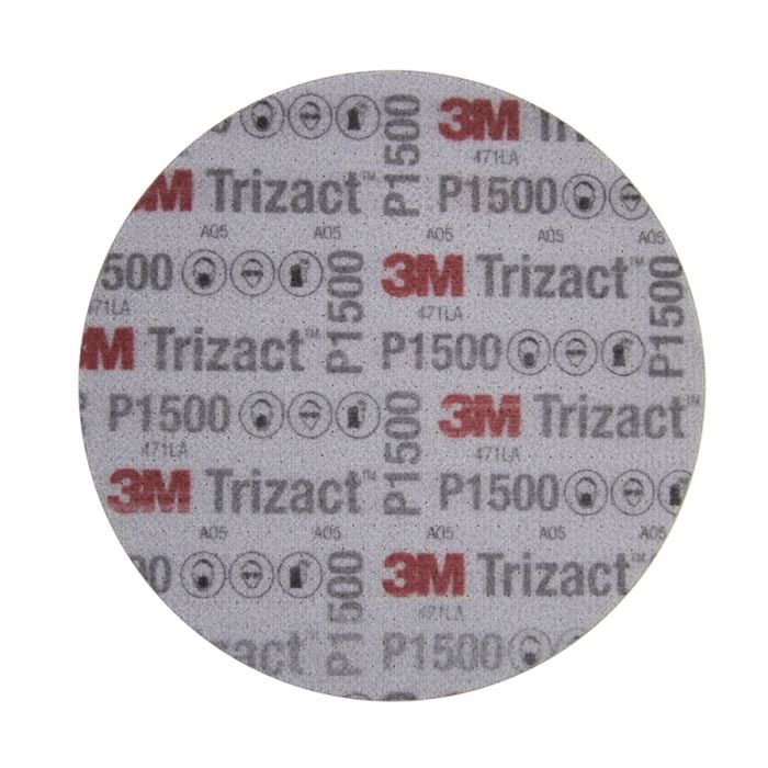 3M Trizact P1500 150mm – Disc Abraziv Hookit pentru Șlefuire Lac Auto granulatie P1500