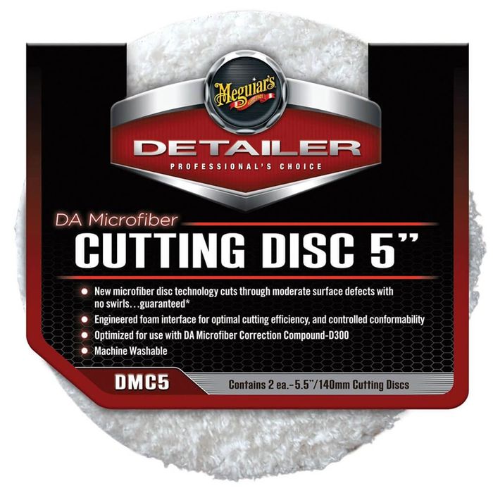 2x Pad polish abraziv microfibra - DA Microfiber Cutting Pad 5" Meguiar's DMC5