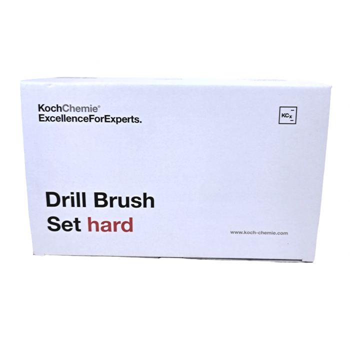 Set perii curatare rosii dure Drill Brush Set Hard Koch Chemie, 3 bucati