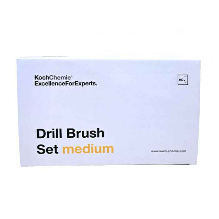 Set perii curatare galbene medii Drill Brush Set Medium Koch Chemie, 3 bucăți