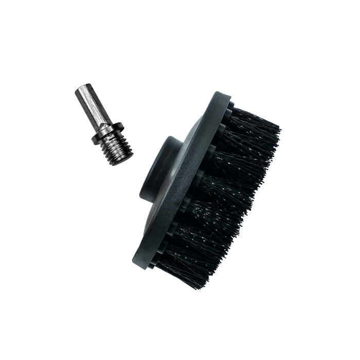 Perie medie textil cu adaptor bormasina Adbl, 100mm