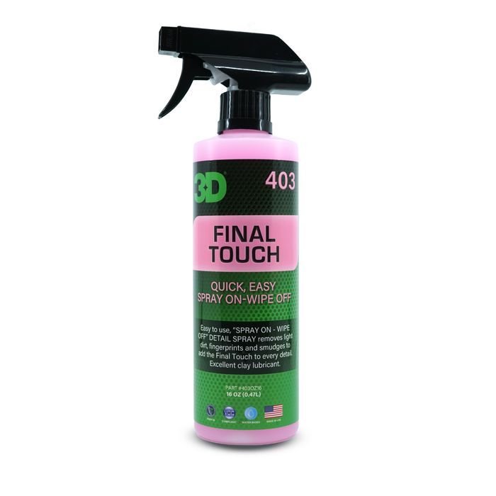 Solutie detailing rapid si curatare vopsea 3D Final Touch, 476ml