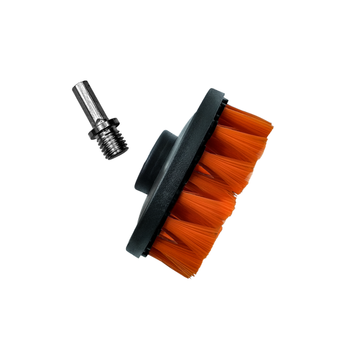 Perie moale textil cu adaptor bormasina Adbl Twister Soft, 100mm