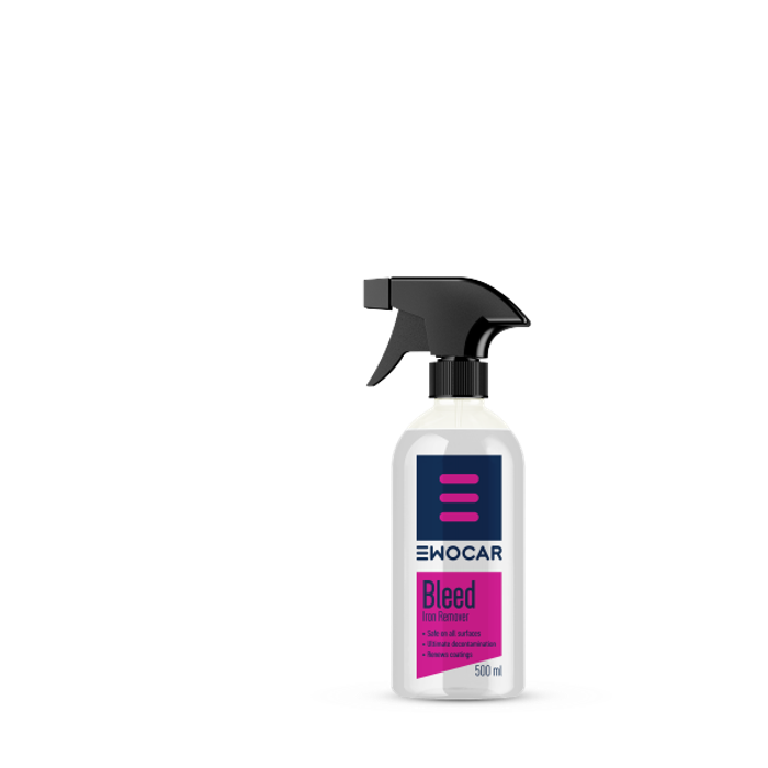 Soluție decontaminare jante și caroserie EWOCAR Bleed Iron Remover, 500ml