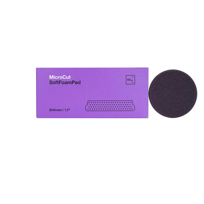 Burete polish fin Koch Chemie Micro Cut Soft Foam Pad, mov, 45mm