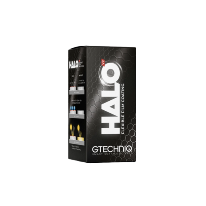 Protecție ceramică flexibilă PPF și folie vinil Gtechniq HALOv2 – coating pentru folie auto, wrap și self-healing film