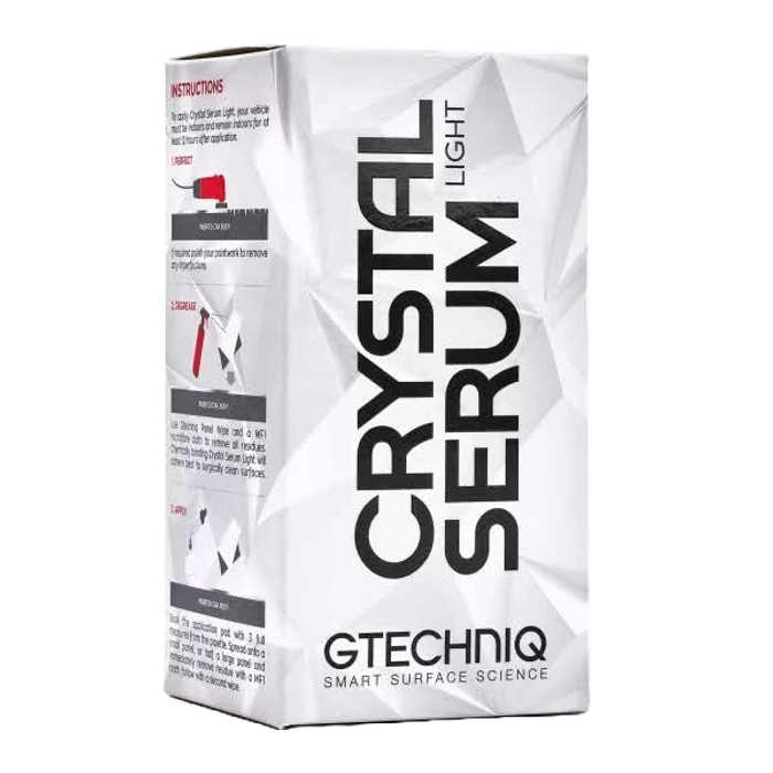 Protecție ceramică auto Gtechniq Crystal Serum Light CSL – coating ceramic pentru vopsea, luciu și rezistență chimică