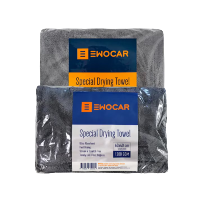 Prosop Uscare Auto Ewocar Twisted Loop 1200 GSM – Microfibră Fără Margini