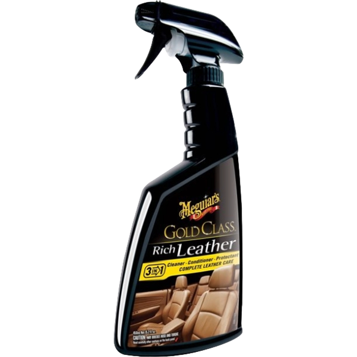 Solutie curatare, hidratare si protectie piele Meguiar's Gold Class Rich Leather, 450ml