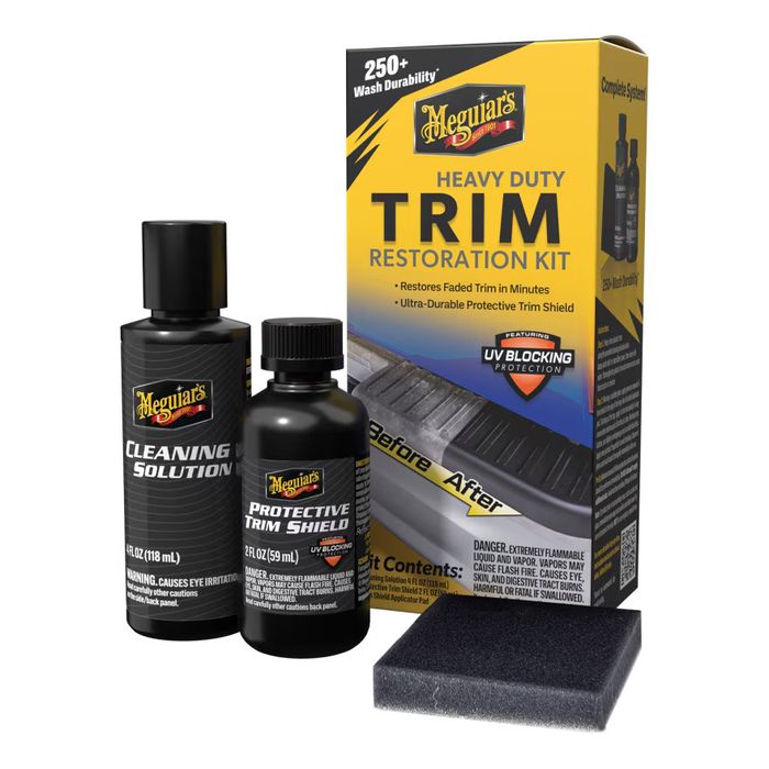 Kit Restaurare Plastice Exterioare Meguiar's Heavy Duty Trim Restoration Kit