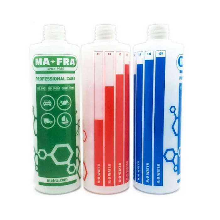 Recipient gol din plastic cu marcaj pentru dilutii Ma-Fra, 1L