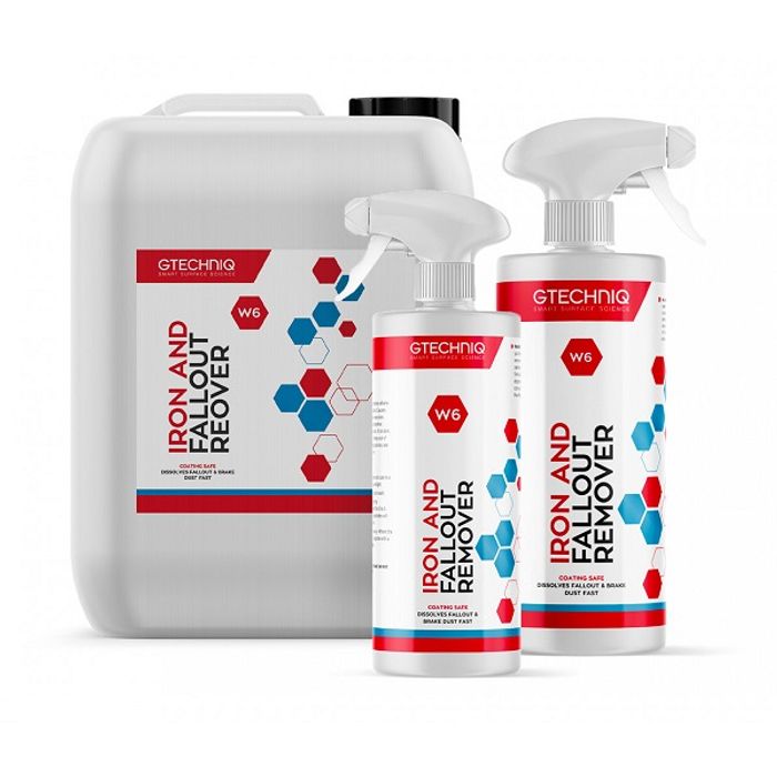 Solutie decontaminare jante si caroserie Gtechniq W6 Iron and Fallout Remover