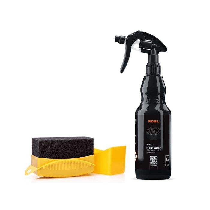 Kit Dressing și Protecție Anvelope ADBL Black Water 500ml + Work Stuff Clean Hands