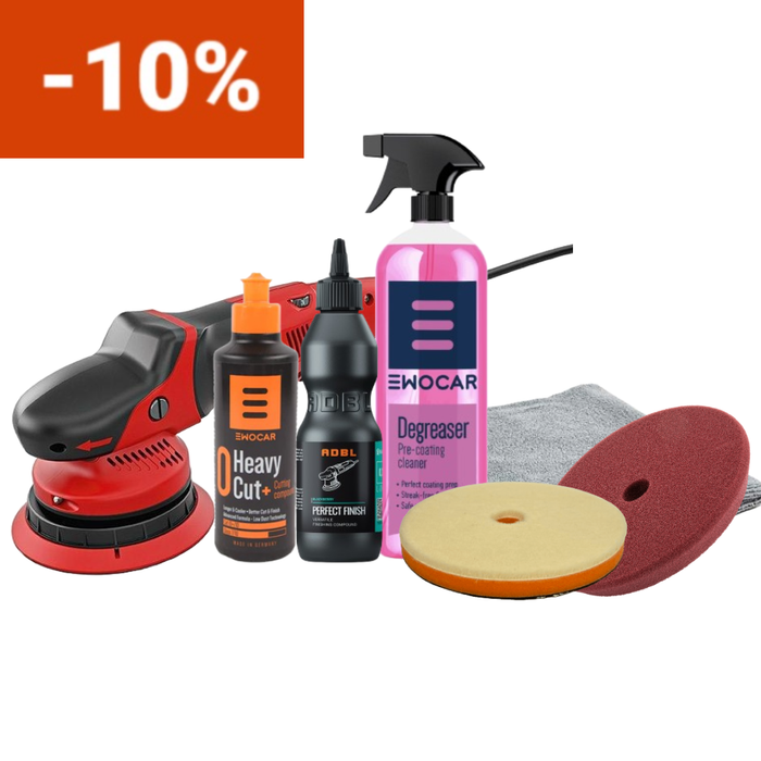 Kit Polish Profesional 2 Pași FLEX XFE 7-15 125mm – Corecție + Finish