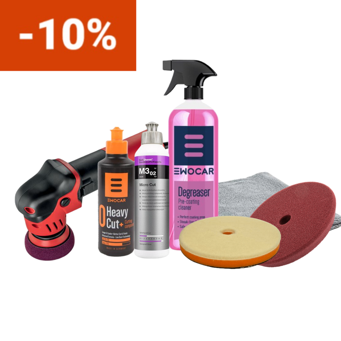 Kit starter, 2 step polish, DA Flex, 75mm