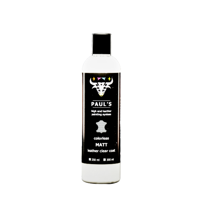 Lac mat pentru vopsit piele Paul's Clear Coat Matt 300ml