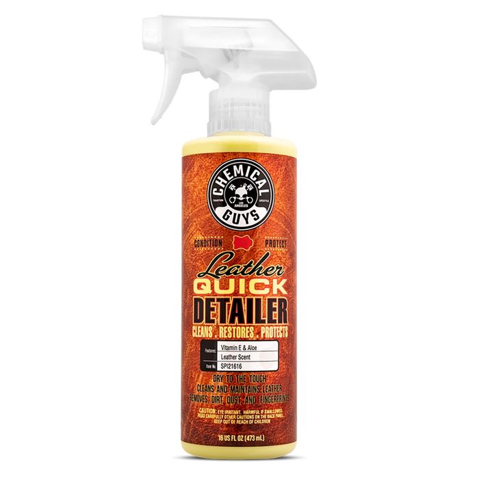 Solutie curatare si hidratare piele ChemicalGuys LEATHER QUICK DETAILER, 473 ml