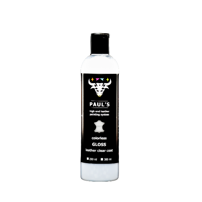 Lac lucios pentru vopsea piele Paul's Clear Coat Gloss, 300ml