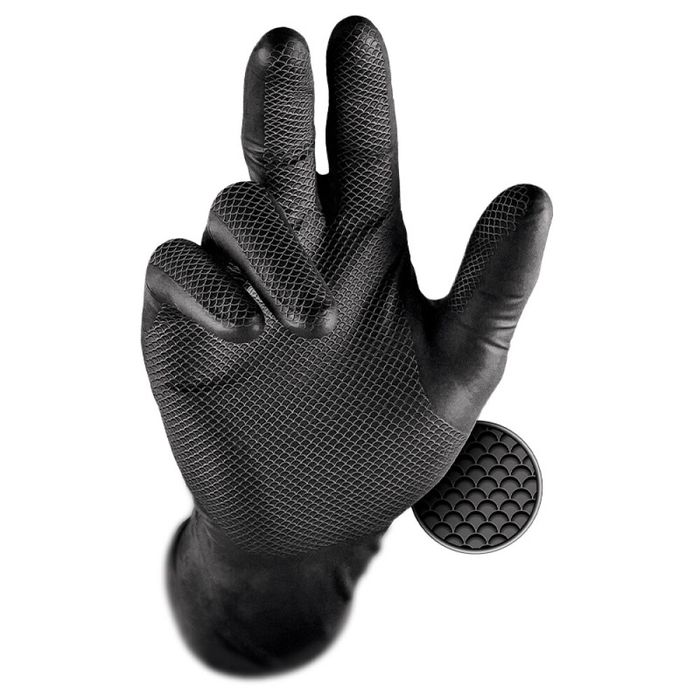 Manusi nitril Nitro Touch Titam, negru, 50 bucati