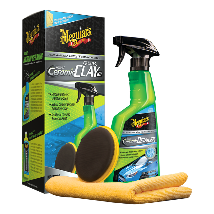 Kit decontaminare Meguiar's Hybrid Ceramic Quick Clay Kit