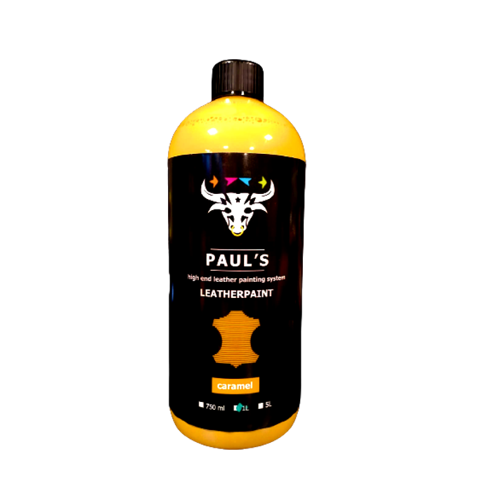 Vopsea pentru piele pigment caramel Paul's Leather Paint 1L