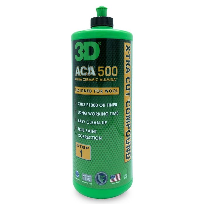Pasta polish abraziva 3D ACA 500 X-Tra Cut Compound, 946ml