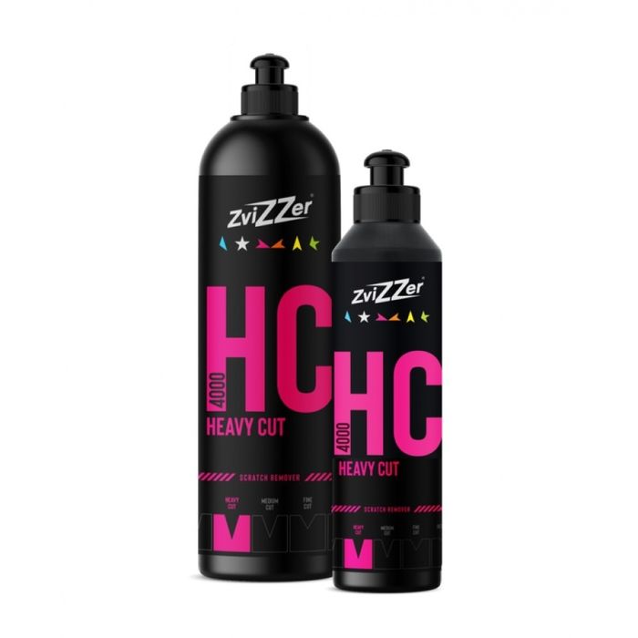 Pastă polish abrazivă ZviZZer HC4000 Heavy Cut, 250 ml / 750 ml