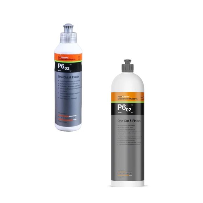 Pastă polish 3 în 1 cu ceară Carnauba Koch Chemie One Cut & Finish P6.02 250 ml / 1L